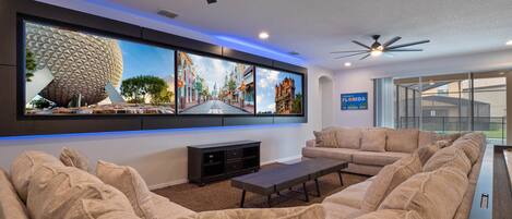 Smart-tv, videospelletjes, tafelvoetbal en een stereo