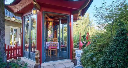 Casa de vacaciones 'Au Printemps Japonais' con vistas a la montaña, jardín y Wi-Fi
