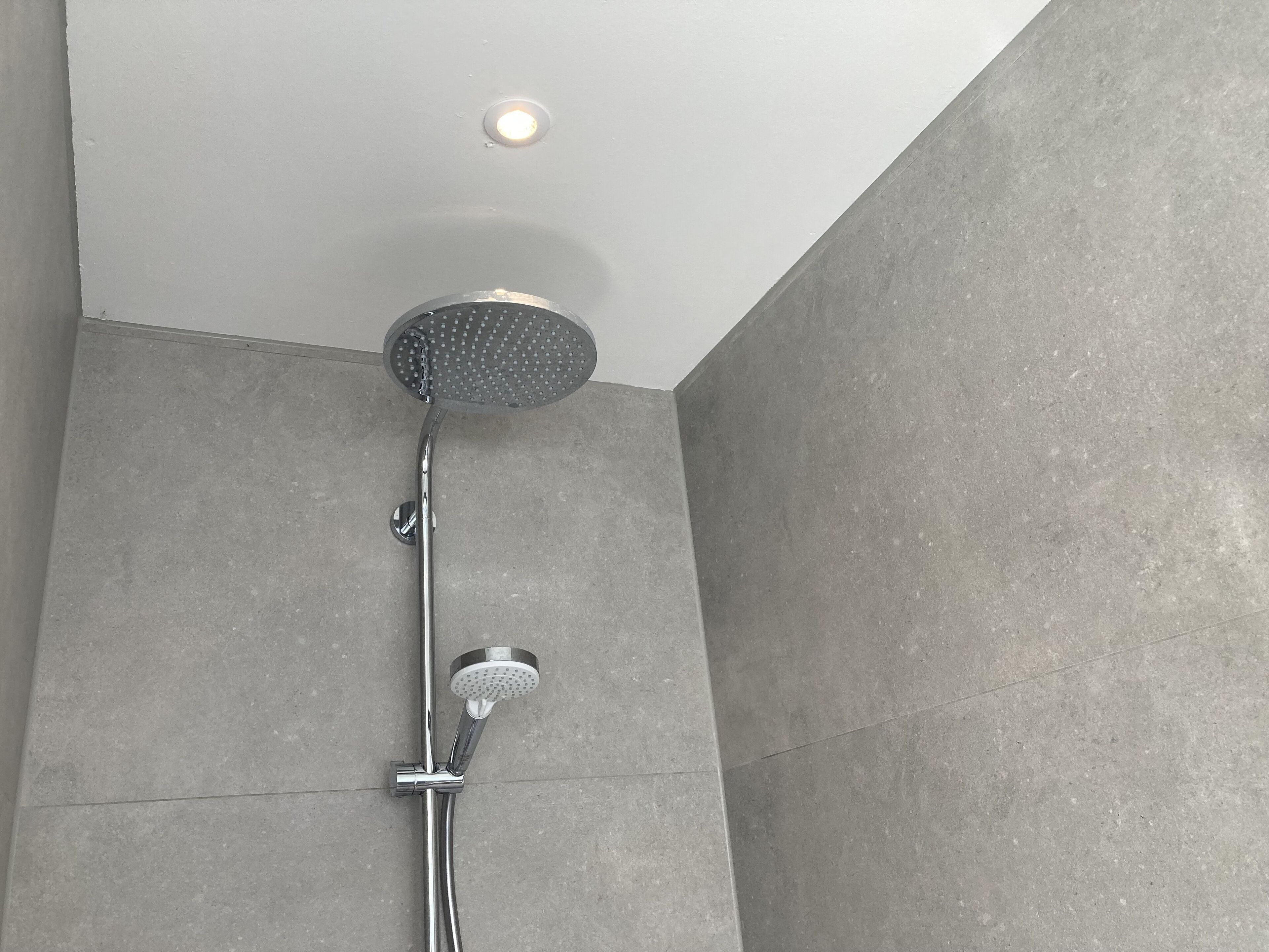 Shower, hair dryer