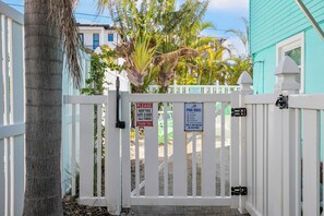 Property grounds - Bayview Inn #101 · Heated Pool · Bridge St (Bradenton Beach)
