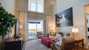 TV, fireplace, music library, video library - Penthouse The Cays! Resort Style Living in Ocotillo! (Chandler)