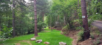 Rentals at our nature campsite with large spring-water swimming pool