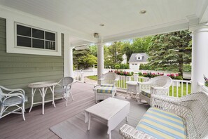 Terrace/patio - Newly decorated Wequetonsing Home - Walking distance to downtown. (Harbor Springs)