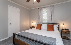 3 bedrooms, iron/ironing board, travel crib, free WiFi