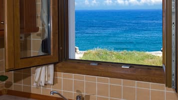 Apartemen, 2 kamar tidur, pemandangan laut terbatas (Split Level) | Dapur pribadi | Lemari es besar, microwave, oven, dan pemanggang roti