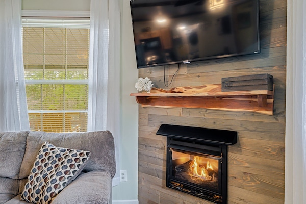 Gas Fireplace in living room