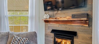 Cabin w/ Hot Tub on Small Pond