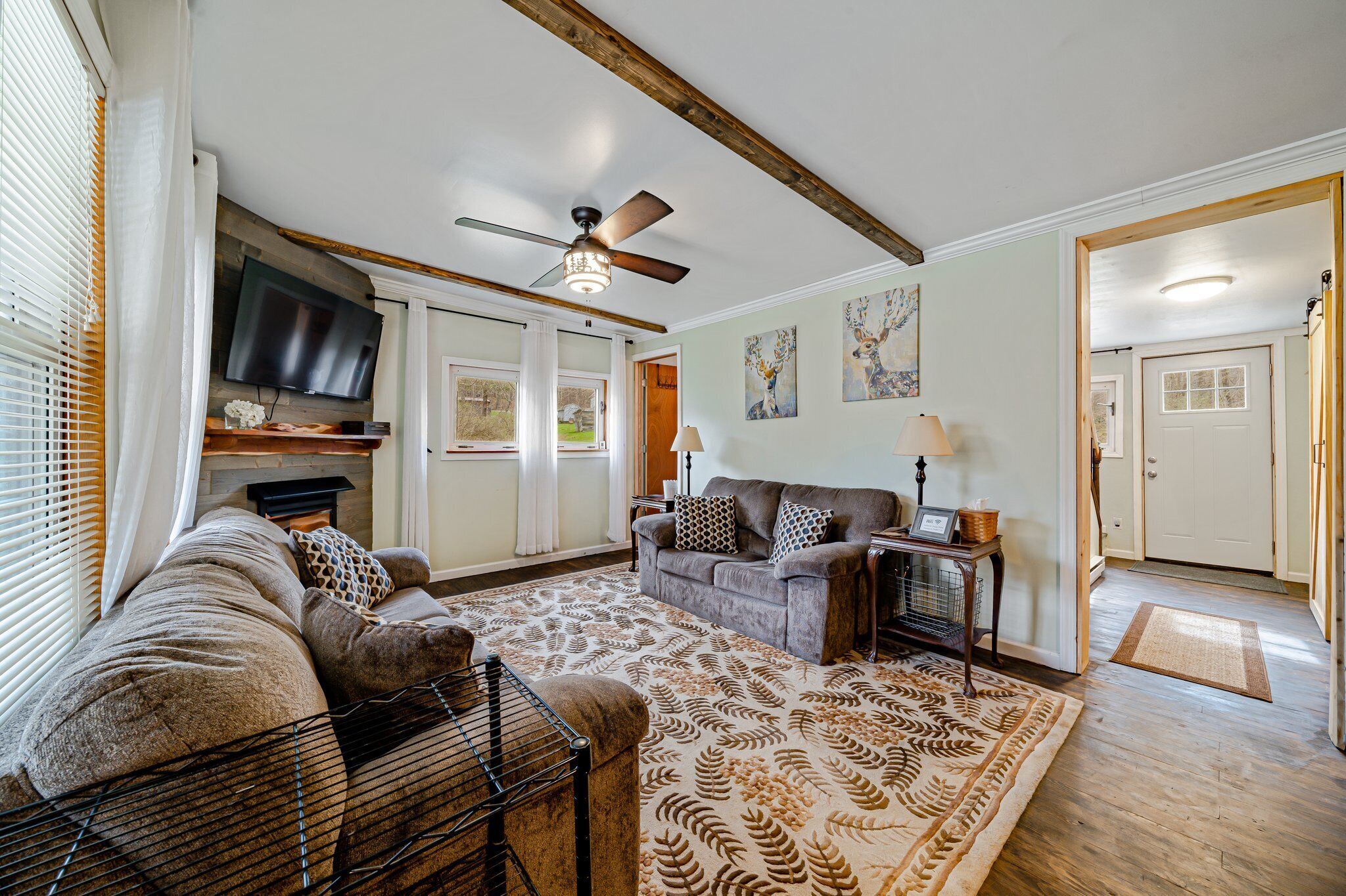 Cabin w/ Hot Tub on Small Pond