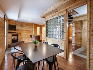 Dining - Spacious Cabin w/ Arcade, Fire Pit, 2 Kitchens & Stunning Views (Sevierville)