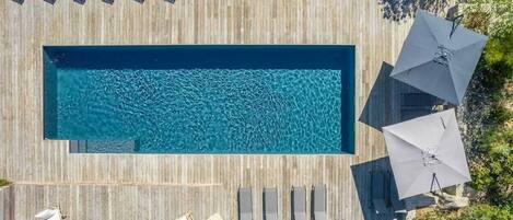 Udendørs pool, opvarmet pool