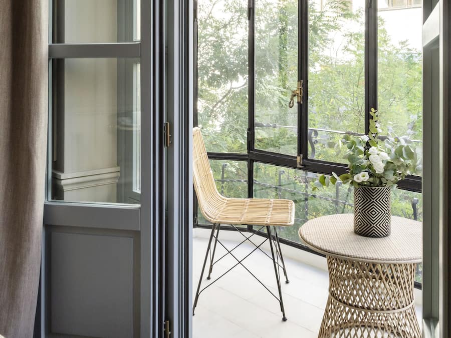 Luksus-lejlighed - 2 soveværelser - balkon - byudsigt | Byudsigt