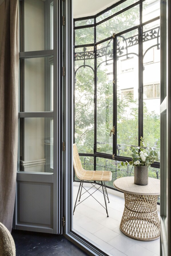 Luxury Apartment, 2 Bedrooms, Balcony, City View | City view - Ayala 63 (Madrid)