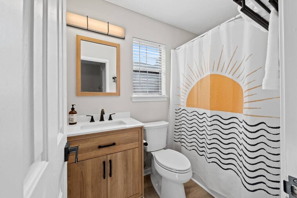 Hair dryer, towels