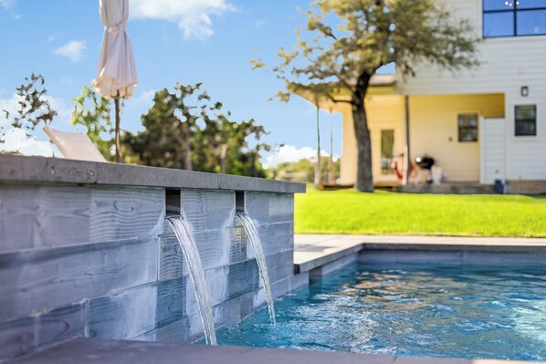 Alberca al aire libre 