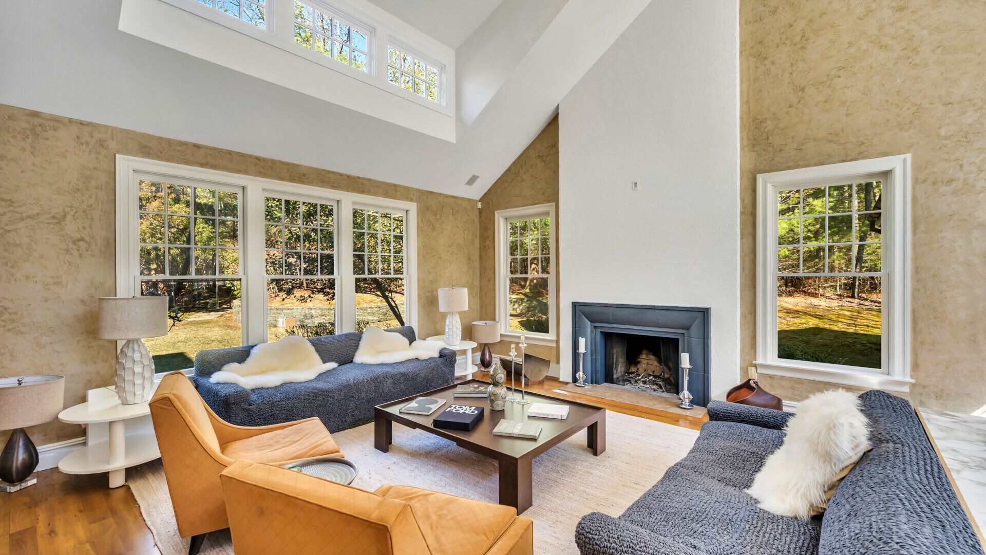 Elegant East Hampton Estate nestled on nearly 5 acres of land, stunning...