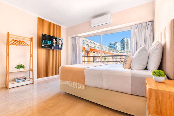 Apartamento de diseño | 3 dormitorios, ropa de cama de alta calidad, caja fuerte