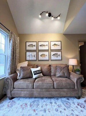 Smart TV, table football, ping pong, books