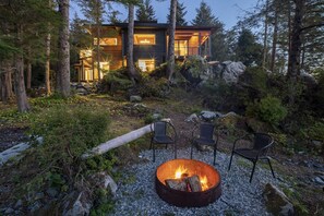 Property grounds - Stone Lantern House: 3  BR, 3.5  BA House in Sitka, Sleeps 10 (Sitka)