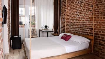 Kamar Double untuk 1 Orang, 1 Tempat Tidur Queen | Setrika/meja setrika, Wi-Fi gratis, dan seprai linen
