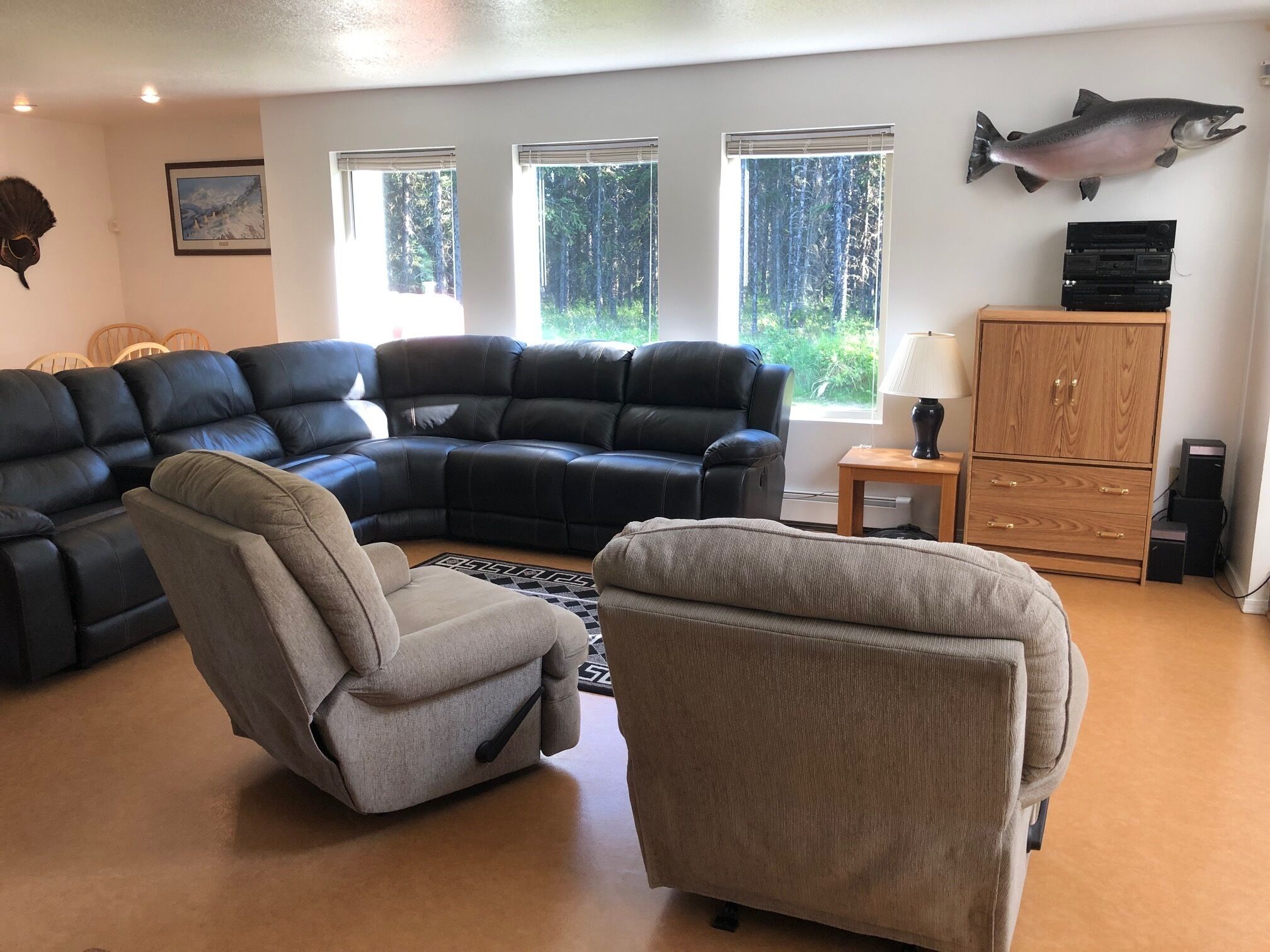 Fishing Lodge on Alaska Salmon Stream