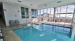 Indoor pool, a heated pool