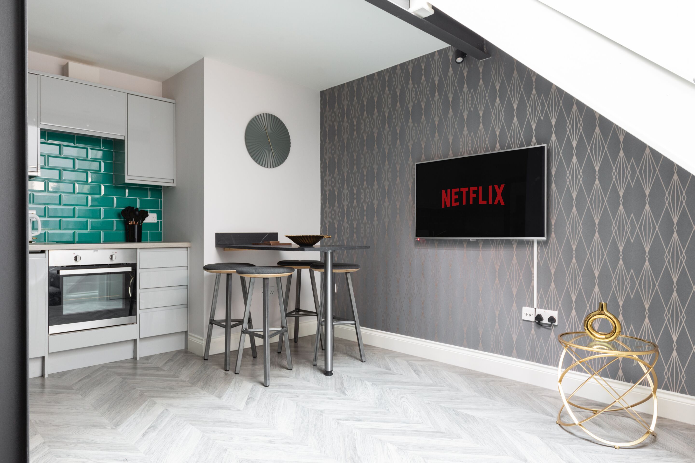 Dupleks, ensuite (The Chandler Suite) | Dapur pribadi