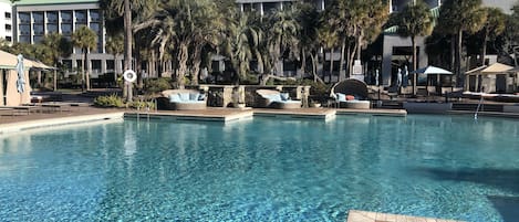 Außenpool, beheizter Pool