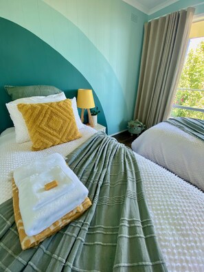 2 chambres, fer et planche à repasser, Wi-Fi gratuit, draps fournis