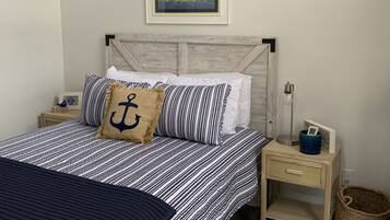 2 bedrooms, bed sheets