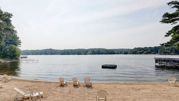 Vlak bij het strand