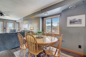 Dining room with seating for six