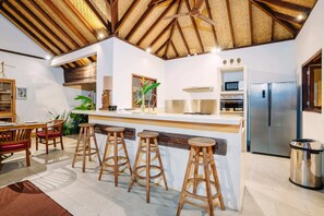 Basic Villa, Multiple Beds | Private kitchen | Fridge, microwave, oven, stovetop - Villa Cira (Seminyak)