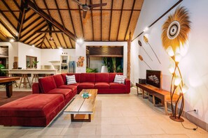 Basic Villa, Multiple Beds | Living area | 42-inch Smart TV with digital channels - Villa Cira (Seminyak)