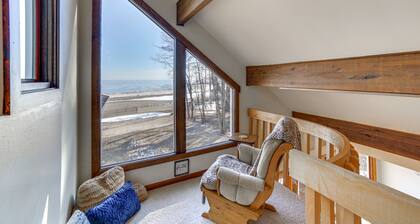 Private Beach & Deck: Spacious Lake Michigan Home