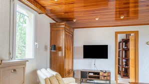 Living area - Duplex in Biscarrosse: 6 Guests, Central Location, WIFI, Parking, Terrace, Modern Amenities (Biscarrosse Plage)
