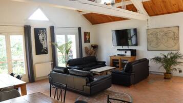 テレビ、卓球台