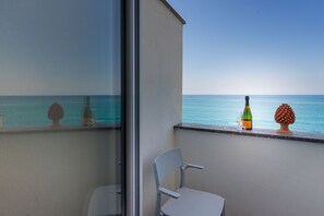 CAMERA SUPERIOR CON BALCONE SUL MARE | Terrace/patio - Taliammari (Cefalù)