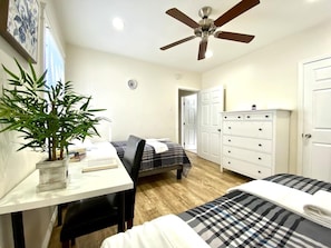 Apartment, 2 Bedrooms | 2 bedrooms, laptop workspace, iron/ironing board, free WiFi