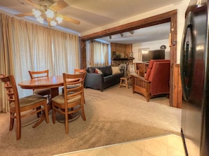 TV, foosball, table tennis