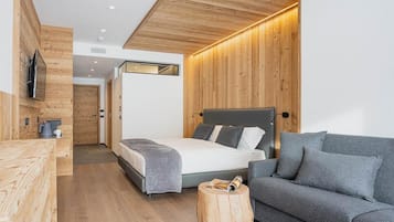 Habitación exclusiva con 1 cama matrimonial o 2 individuales, 1 habitación, sauna | Ropa de cama de alta calidad, edredón y camas con efecto memoria