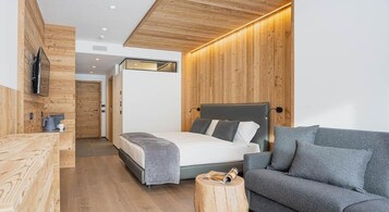 Exclusive Tek Büyük veya İki Ayrı Yataklı Oda, 1 Yatak Odası, Sauna, Dağ Manzaralı | Kaliteli yatak takımı, kuştüyü yorgan 