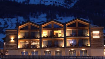 Front of property – evening/night