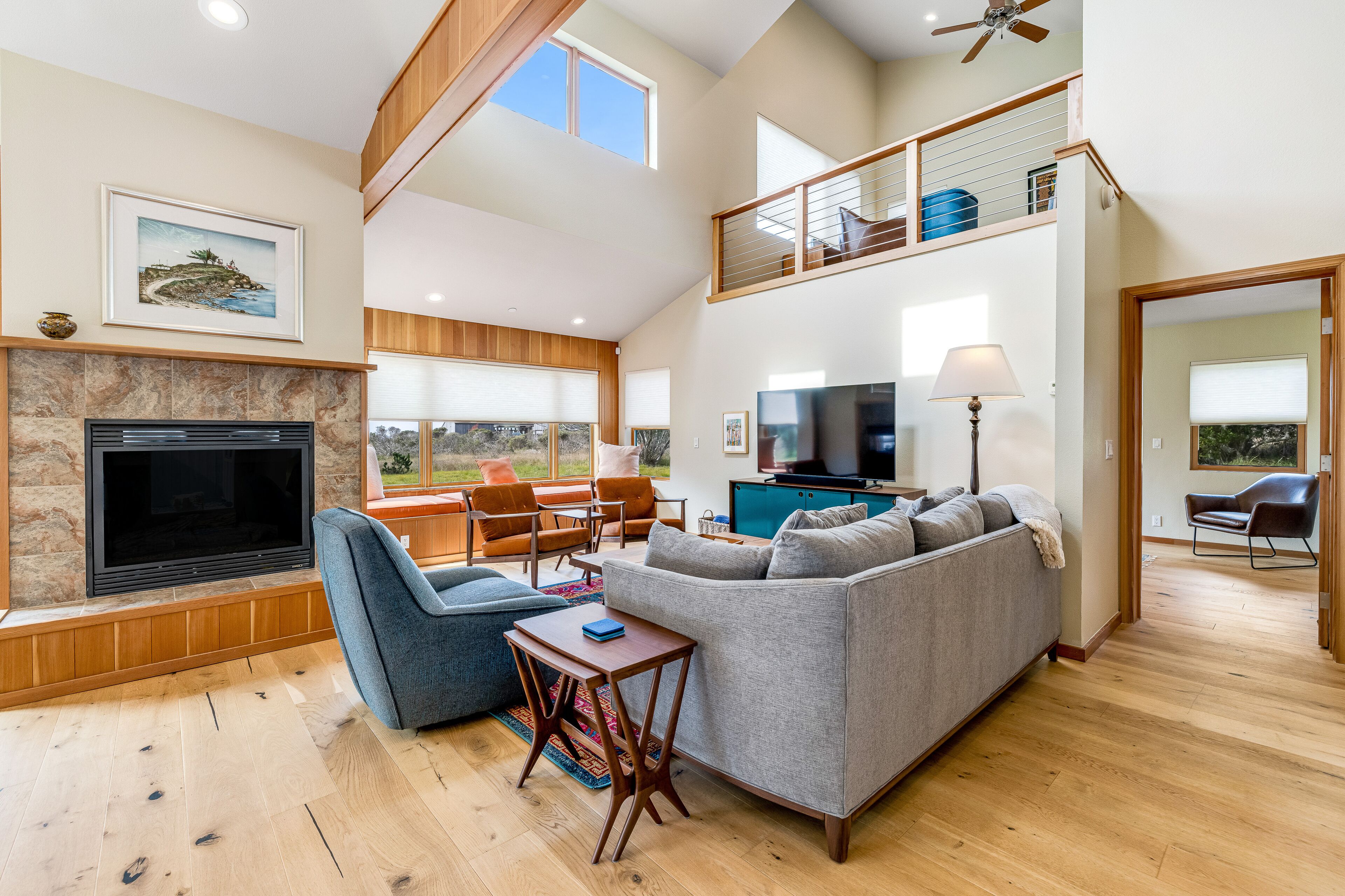 Tranquil home with private hot tub, pool, and tennis - steps from the ocean