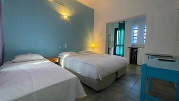 Free WiFi, bed sheets