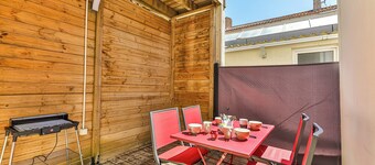 Le Remblai - 50m de la plage - Terrasse