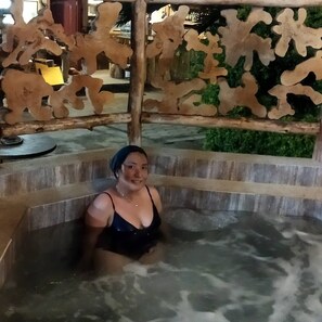 Una piscina riscaldata
