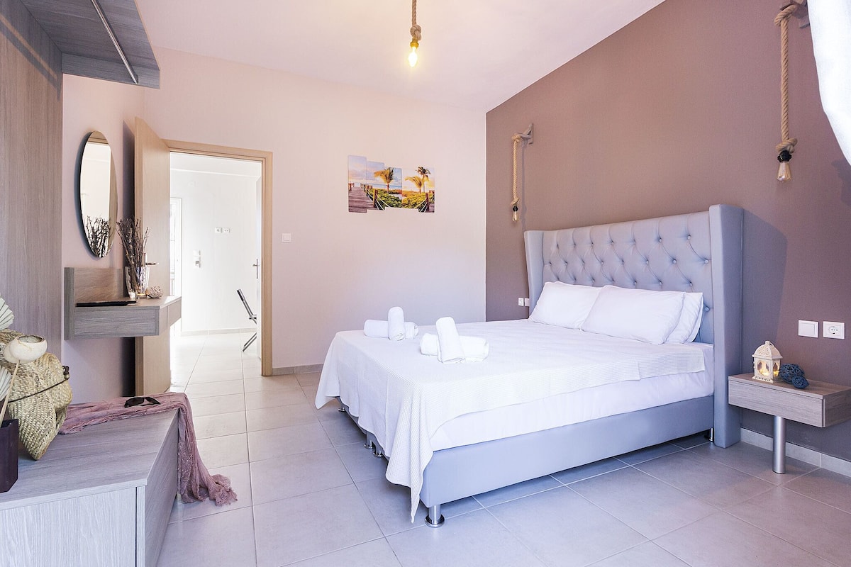 Luxe appartement | 1 slaapkamer, hypoallergeen beddengoed, Select Comfort-bedden