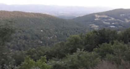 large villa in lovely wooded area.