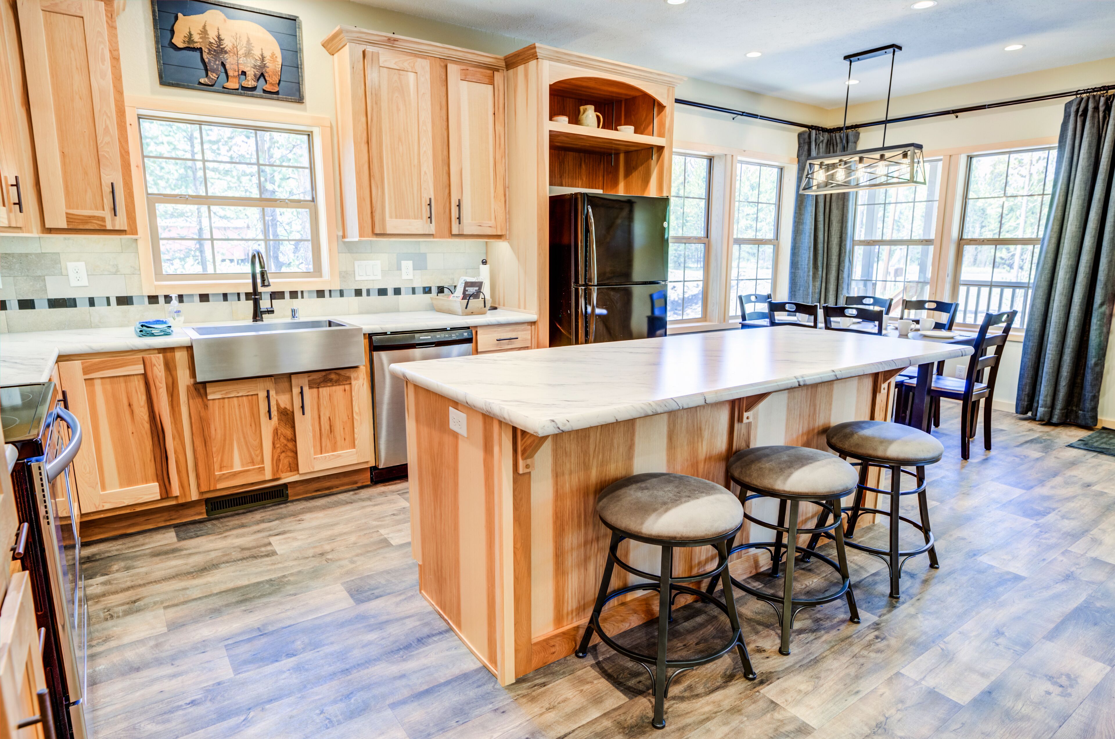 House | Private kitchen | Full-size fridge, microwave, oven, stovetop