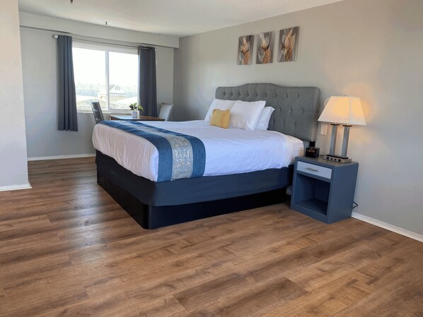 Individually decorated, individually furnished, iron/ironing board